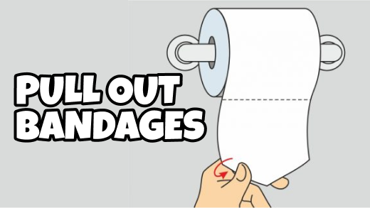 Pull out bandages