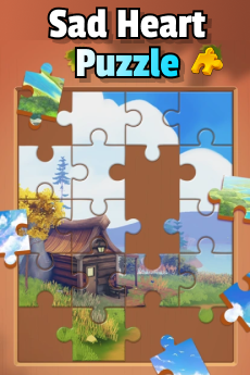 Sad heart Puzzle